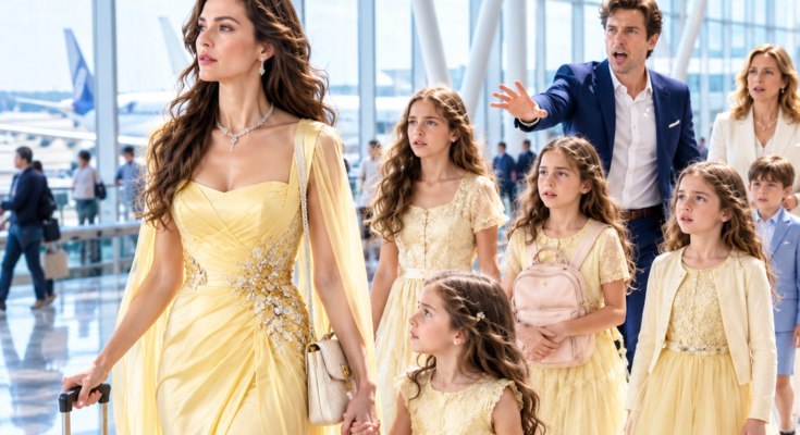 Thirty Minutes After My Divorce Was Final, I Boarded a Plane With Our Four Daughters While My Ex-Husband Celebrated the Mistress and “Son” He Had Chosen as His Heir. “Don’t Expect Anything Else From My Family,” He Told Me Before I Left. But That Night, Just as His Mother Raised the Family Ring to Welcome the Boy, the Housekeeper Stopped the Ceremony and Revealed Whose DNA Had Really Been Tested…