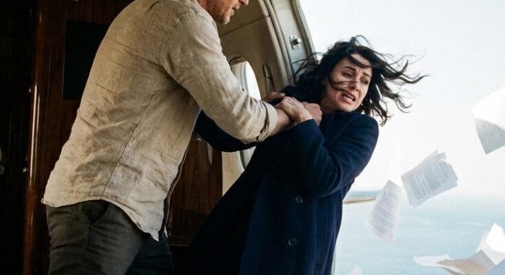 Just as the helicopter lifted off the coast, my husband suddenly whispered, “Goodbye, love… and thanks for the insurance money.” One hard shove sent me—his pregnant wife—falling out of the craft and into the sea. He thought he had erased every trace. But when he returned to the hotel, the dark room suddenly lit up with a familiar recording: “You really think I didn’t keep a copy of your plan?” In that moment, his triumphant smile vanished as I stepped in with the police behind me…