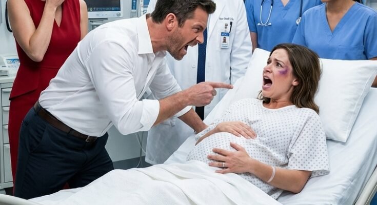 "You humiliated me in front of the investors!" — He screamed while brutally hitting her in the clinic, unaware her father, the hospital owner, was standing behind the door ready to destroy his life